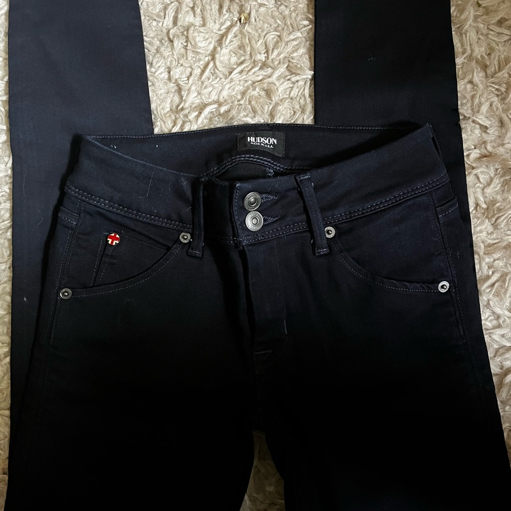 Hudson Jeans dark stretch jeans